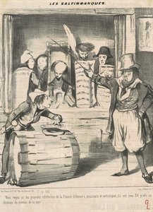 Du ser her de store berømtheder... af Honoré Daumier