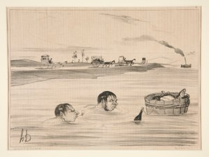 Rejse en St. Cloud af Honoré Daumier