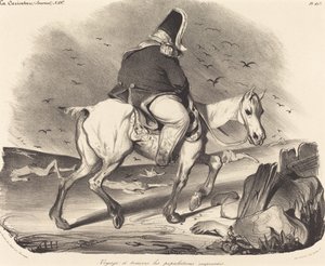 Rejs gennem travle befolkninger af Honoré Daumier