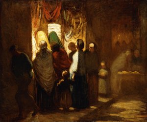 Vinduesindkøb af Honoré Daumier
