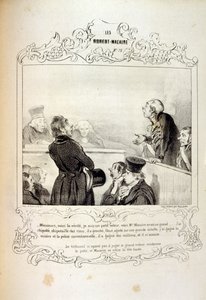 illustrationer om ideer og legender Philipon under titlen Les Cent og Robert Macaire af Honoré Daumier