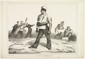 Du skal ikke blande dig i det, plade 20 af Honoré Victorin Daumier