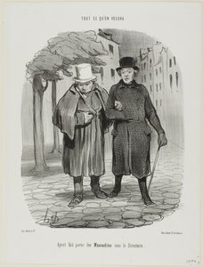 Tidligere dandyer fra Directory-tiden, planche 7 fra Tout Ce Qu
