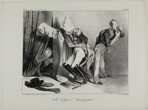 "Det er krig! ... Alle for sig selv!", plade 460 af Honoré Victorin Daumier