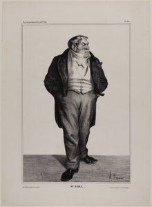 Mr. Baill, plade 312 fra Berømtheder i tegneserier af Honoré Victorin Daumier