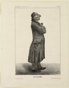 Mr. Fulchir..., plade 273 fra Tegneserieberømtheder af Honoré Victorin Daumier