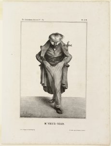 Vieux-Niais, planche 278 fra Célébrités de la Caricature af Honoré Victorin Daumier