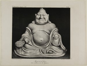 Porcelænsfigur fra Kina (fra Mr. Charles Philipons private samling), plade 416 af Honoré Victorin Daumier