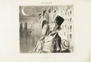 Syn, plade 39 fra Types Parisiens af Honoré Victorin Daumier