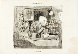 Lugt, plade 38 fra Types Parisiens af Honoré Victorin Daumier