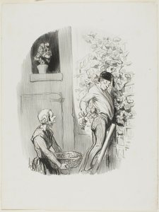 Druesamleren, fra Les Bons Bourgeois af Honoré Victorin Daumier