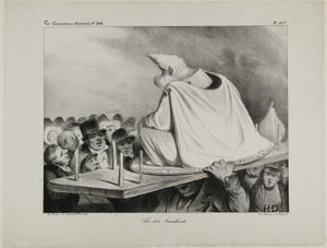 Det løse hoved, plade 427 af Honoré Victorin Daumier