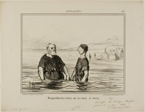The Reappearance of the Tritons of the Sea, plade 412 fra Actualités af Honoré Victorin Daumier