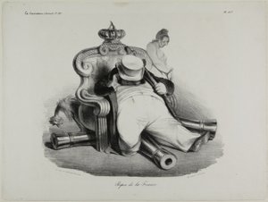 Frankrigs hvile, plade 417 af Honoré Victorin Daumier