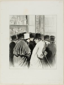 "Ingeniør Chevaliers termometer havde ret ... ved 10 grader er de store floder såvel som næserne blevet forkølede ... forestil dig, at det kan tage tre uger for min næse at tø op! ...", plade 5 fra Paris L