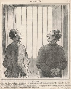 En klichy af Honoré Daumier