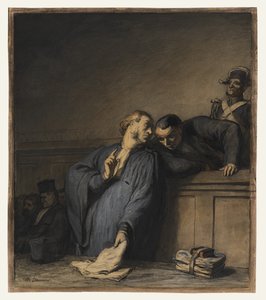 En straffesag af Honoré Daumier