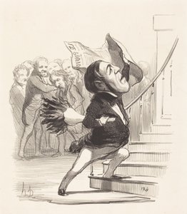 A. Granier de Cassagnac af Honoré Daumier