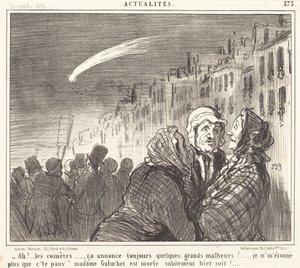 Ah!... kometerne... af Honoré Daumier
