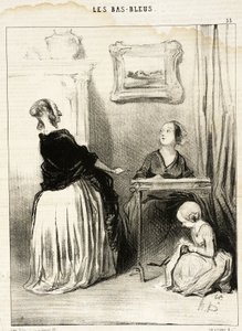 Ah!... Hvilken besynderlig opdragelse giver De Deres datter?... af Honoré Daumier