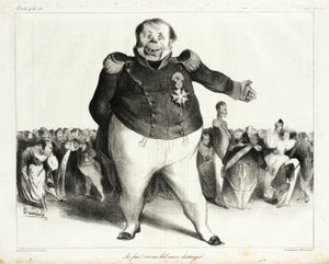 Sandelig! Det er et ret fornemt bal! af Honoré Daumier