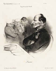Baron de Lascours af Honoré Daumier