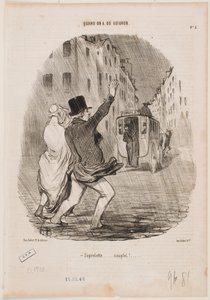 Pokkers! Det er fuldt! af Honoré Daumier