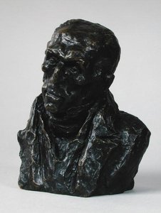 Buste af Francois-Pierre-Guillaume Guizot (1787-1874) 1833 (bronze) af Honoré Daumier
