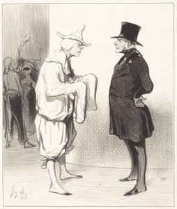Outfielders gulerod af Honoré Daumier