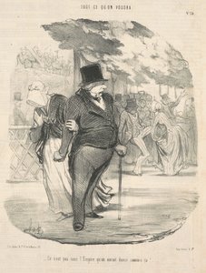 Det er ikke under imperiet, at vi ville have danset sådan! ... af Honoré Daumier