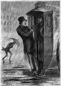 Komplet!!! Tegnefilm af Honore Daumier (1808-1879). Indgravering i "" Le Monde Illustré"" nr. 271 af 21. juni 1862. af Honoré Daumier