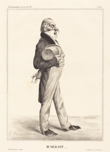 Greve Horace Sébastiani af Honoré Daumier