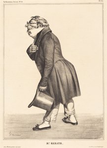 Greve de Kératry af Honoré Daumier