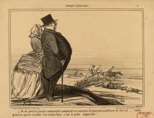 Croquis Equestres Nr. 1: - Ich werde nie verstehen können, wie diese Übungen...