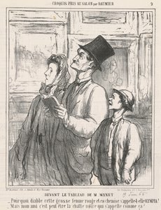 Foran M. Manets maleri af Honoré Daumier