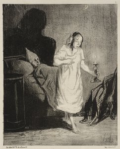 Sig mig, Bichette ... hvad tænker du dog på ... af Honoré Daumier