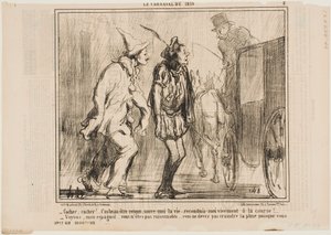 Kusk, kusk, du kan ikke afvise mig af Honoré Daumier