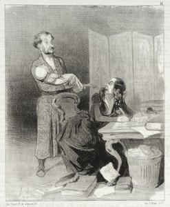 Tag dog det længere væk ... det er umuligt at arbejde ... af Honoré Daumier