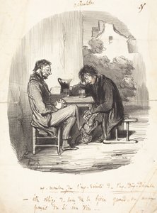 Tidligere medlemmer af det tidligere Selskab af den tidligere Tiende december af Honoré Daumier