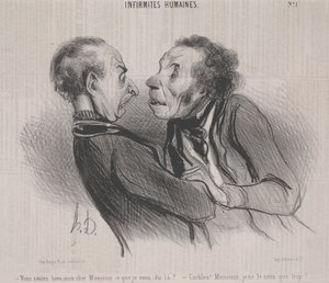 Menneskelige svagheder, nej. 1 af Honoré Daumier