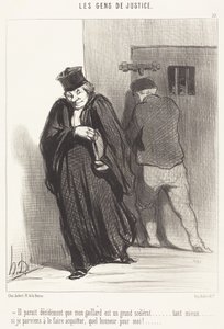 Det lader til... at min fyr er en stor skurk... af Honoré Daumier