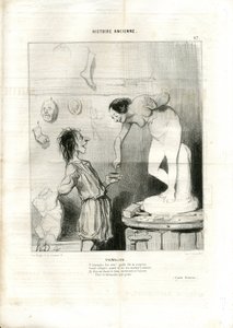 Illustration af Honore Daumier (1808-1879) i Le Charivari af Honoré Daumier