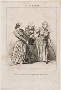 Oprør mod ægtemænd erklæres for livets første og helligste pligt! af Honoré Daumier