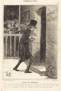 Skuespilleren fra Funambules af Honoré Daumier