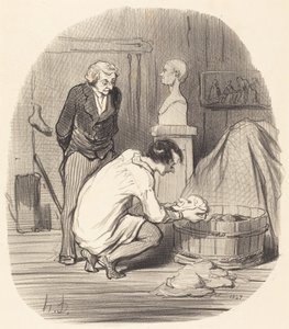 Kunstneren - det er det!... af Honoré Daumier