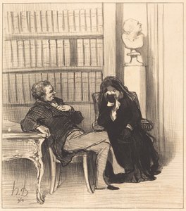 Enken af Honoré Daumier