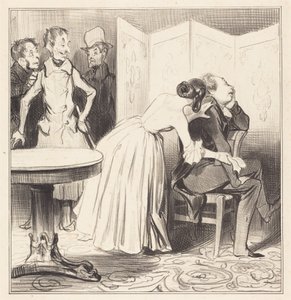 Chevalier des Adrets er elskeren... af Honoré Daumier
