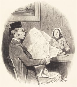 Det stadig mere monster Format af Honoré Daumier