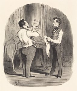 Dagen, hvor det drejer sig om at gøre en erobring af Honoré Daumier