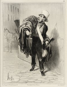 Tøjhandleren af Honoré Daumier